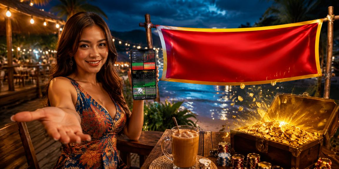Pemain mengakses permainan Blackjack melalui telefon pintar di Langkawi dengan aplikasi mudah alih 4080
